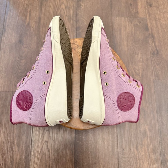 Converse Women’s PLATFORM Canvas NightShade Purple High Top Sneakers, Size: 9 - Picture 9 of 14